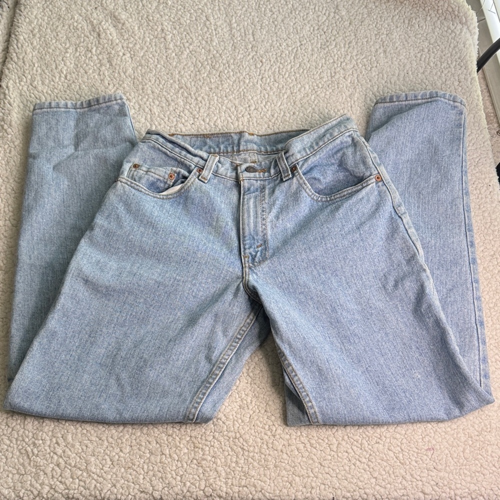Vintage 1992 Levi’s 560 Relaxed Fit Tapered Leg Light Wash Jeans